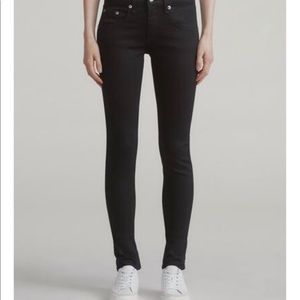 Rag + Bone high rise skinny jean sz 27 in coal
